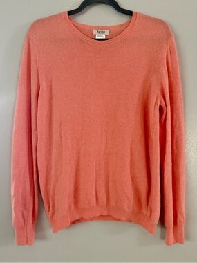 Bartolini by Benedetta Pink Peach Cashmere Blend Knit Crewneck Sweater Size S/M